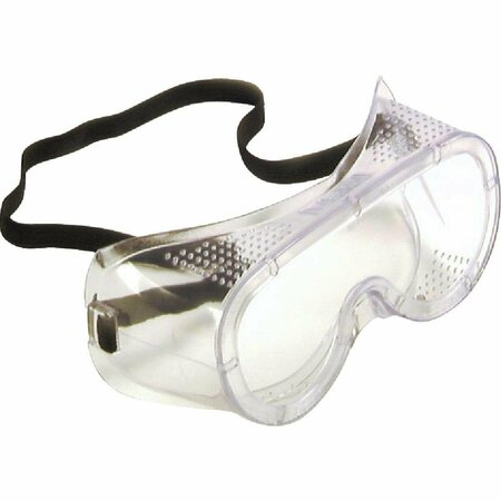 SAFETY WORKS Clear Frame Safety Goggles with Anti-Fog Clear Lenses SW35001